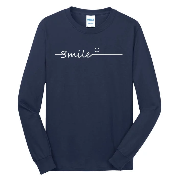 Smile Cute Smiley Face Gift Tall Long Sleeve T-Shirt