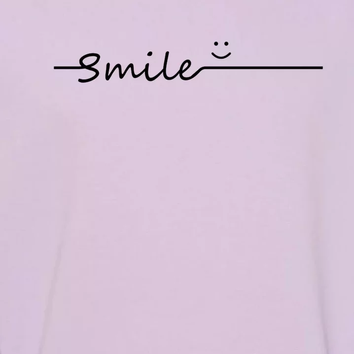 Smile Cute Smiley Face Gift Garment-Dyed Sweatshirt