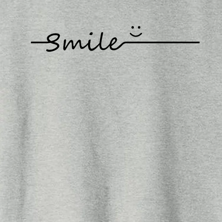 Smile Cute Smiley Face Gift Women's Crop Top Tee