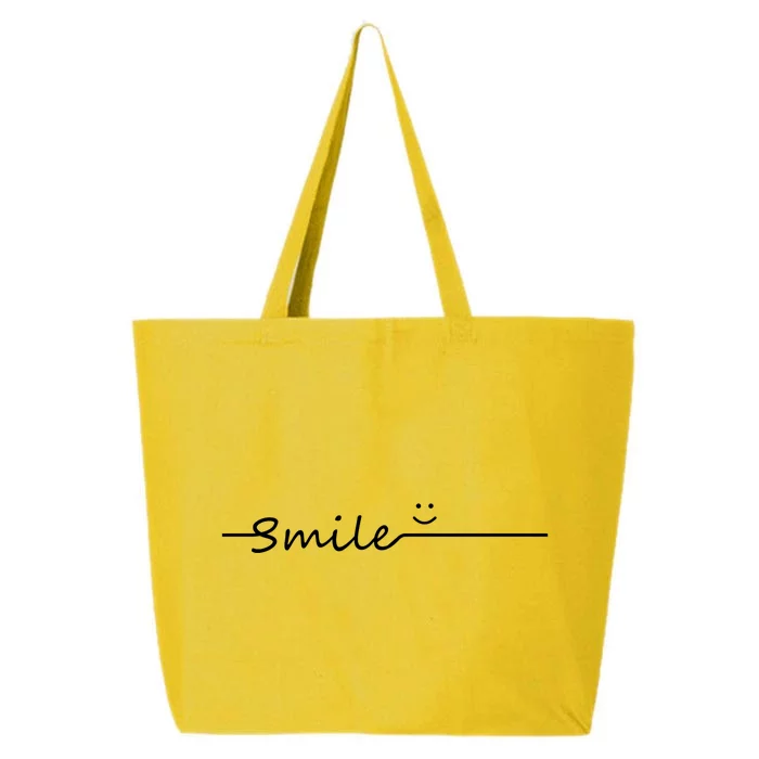 Smile Cute Smiley Face Gift 25L Jumbo Tote