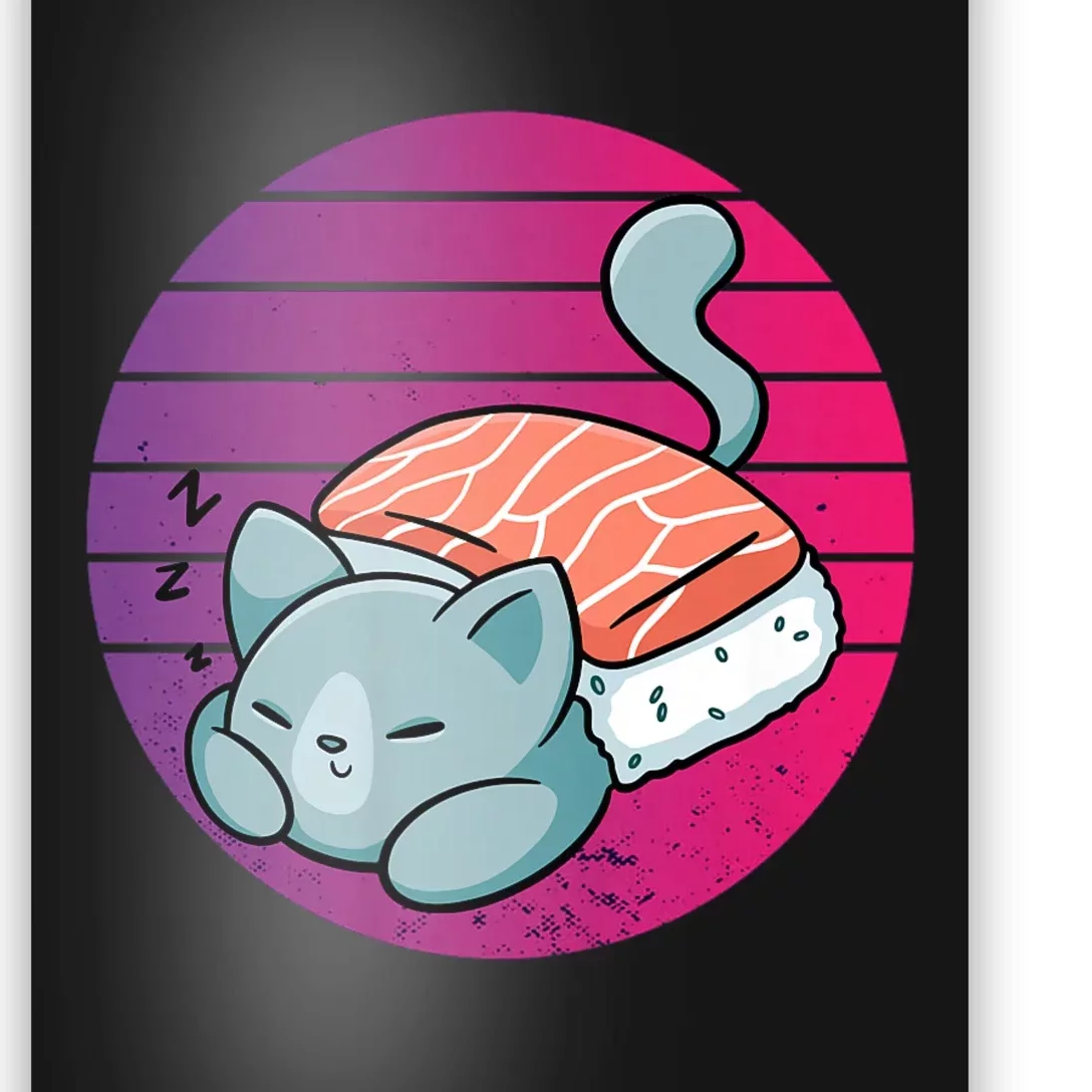 Sashimi Cat Poster