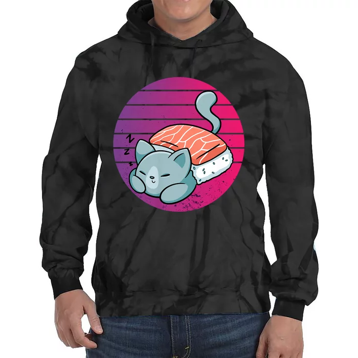 Sashimi Cat Tie Dye Hoodie