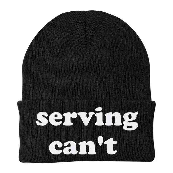 Serving CanT Knit Cap Winter Beanie