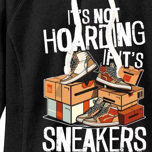 Shoe Collector Sneakerhead Shoe Lover I Love Sneakers Women's Fleece Hoodie