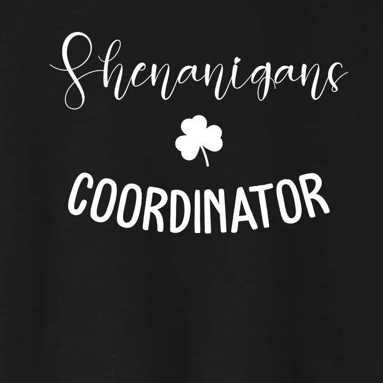 Shenanigans Coordinator Women's Crop Top Tee