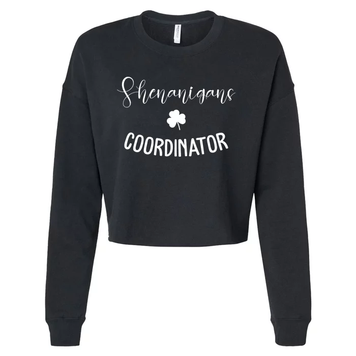 Shenanigans Coordinator Cropped Pullover Crew