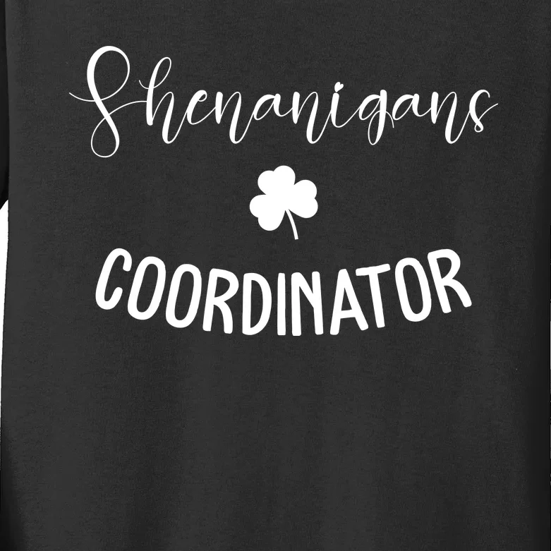 Shenanigans Coordinator Kids Long Sleeve Shirt