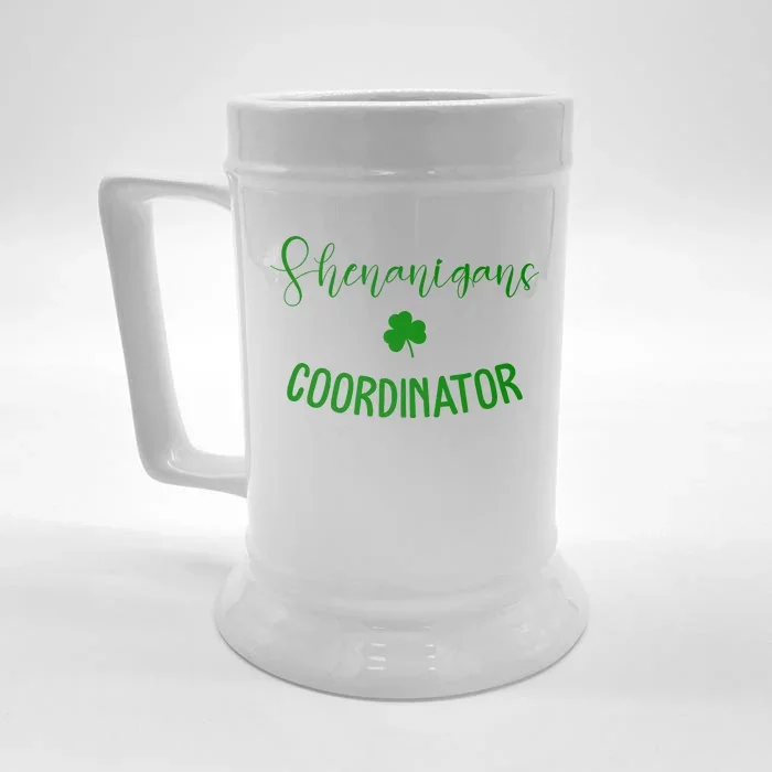 Shenanigans Coordinator Front & Back Beer Stein