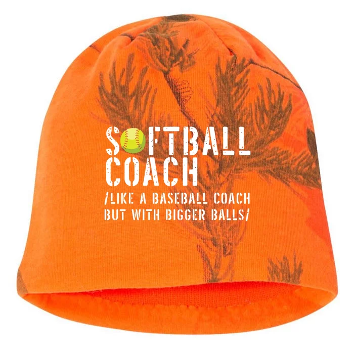 Softball Coach Shirts Softball Dad For Men Softball Coach Kati - Camo Knit Beanie