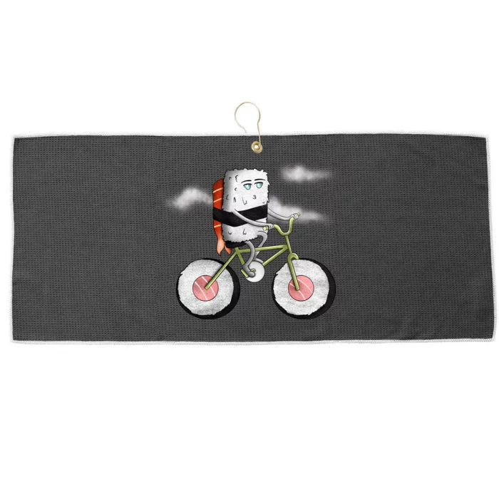 Sushi Cycling Large Microfiber Waffle Golf Towel