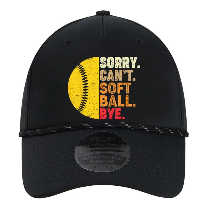 Sorry Cant Softball Bye Funny Softball Performance The Dyno Cap