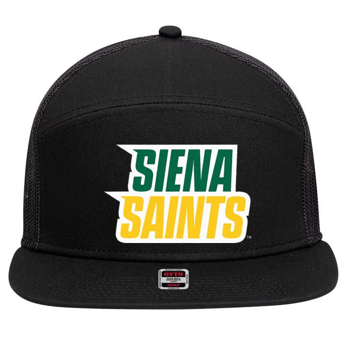 Siena College Saints 7 Panel Mesh Trucker Snapback Hat