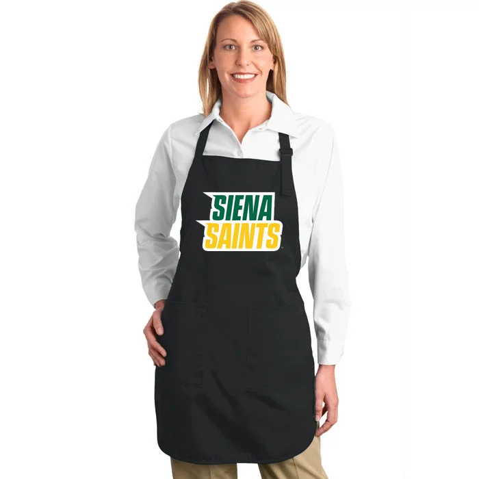 Siena College Saints Full-Length Apron With Pocket