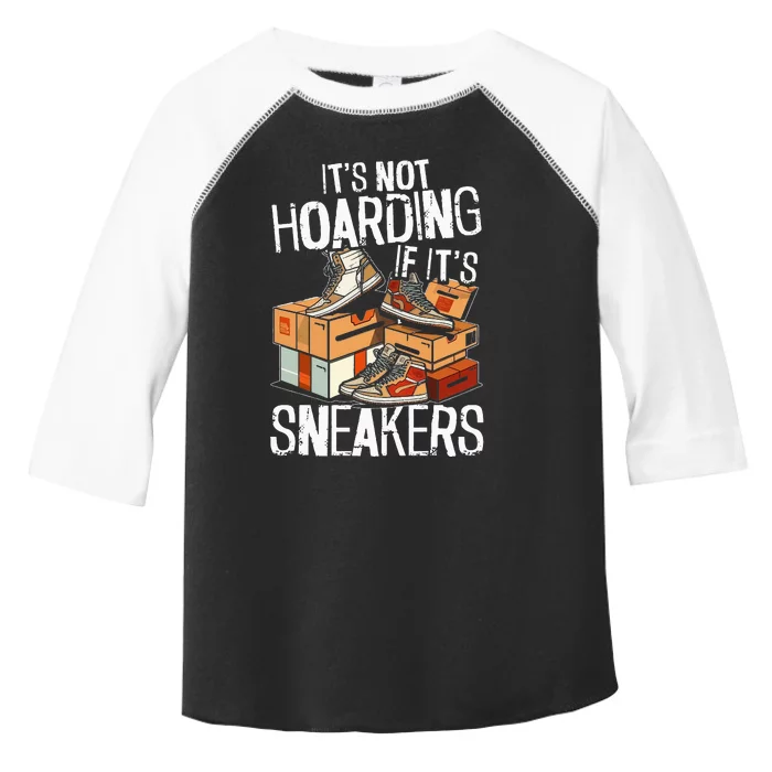 Shoe Collector Sneakerhead Shoe Lover I Love Sneakers Toddler Fine Jersey T-Shirt