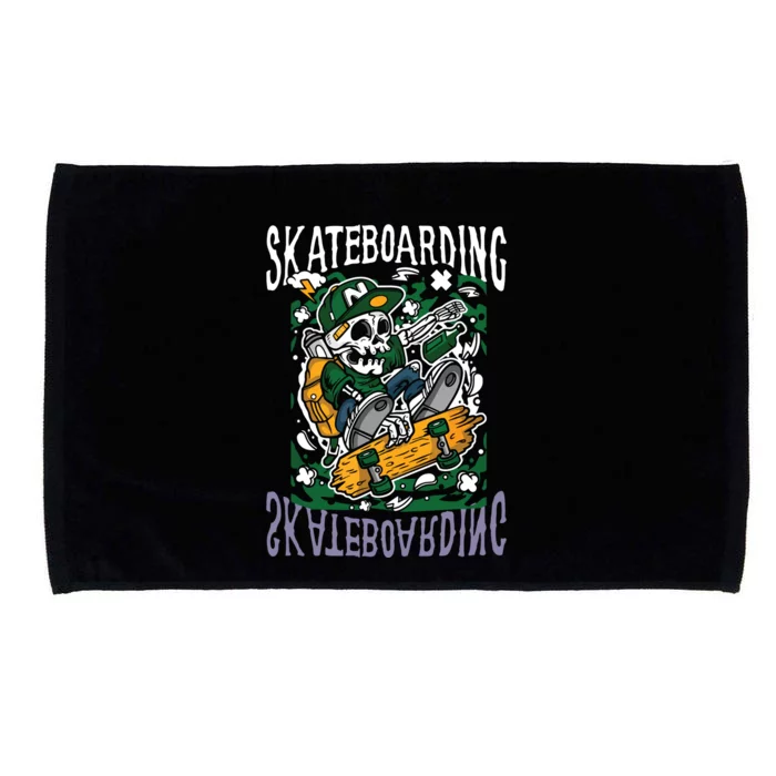 Santa Cruz Skateboarding Skull Skateboard Street Wear Microfiber Hand Towel