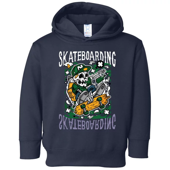 Santa Cruz Skateboarding Skull Skateboard Street Wear Toddler Hoodie