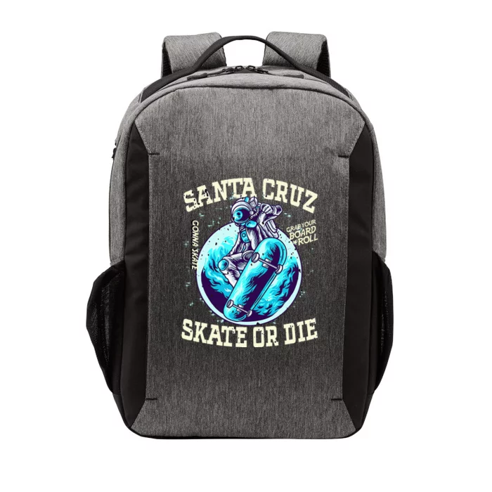 Santa Cruz Skateboard Retro Vintage Street Wear Astronaut Vector Backpack