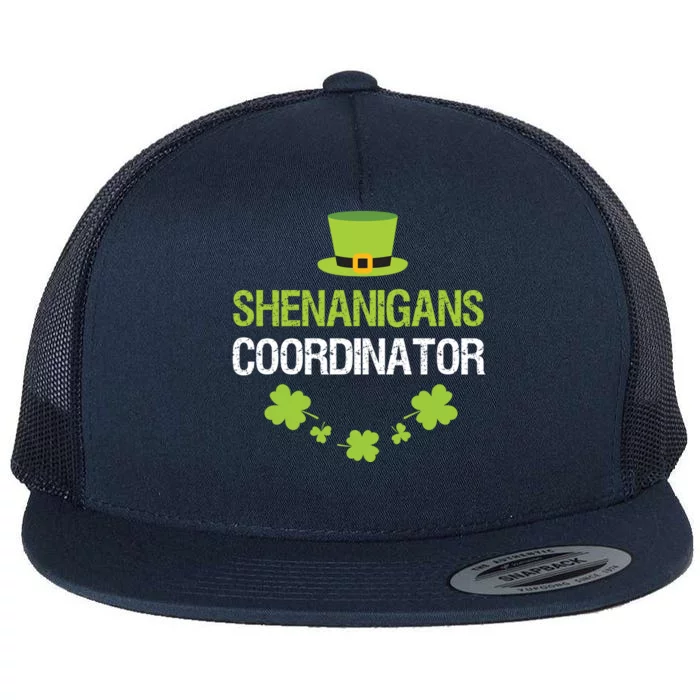 Shenanigans Coordinator | Saint Irish Pats St. Patrick's Day Flat Bill Trucker Hat