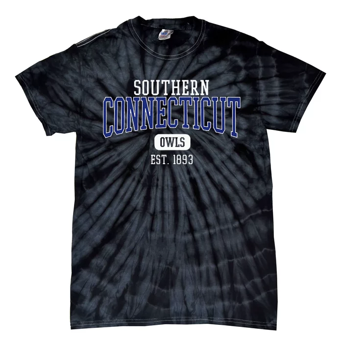 Southern C.O.N..N.E.C.T.I.C.U.T State O.W.L.S Est. Date Tie-Dye T-Shirt