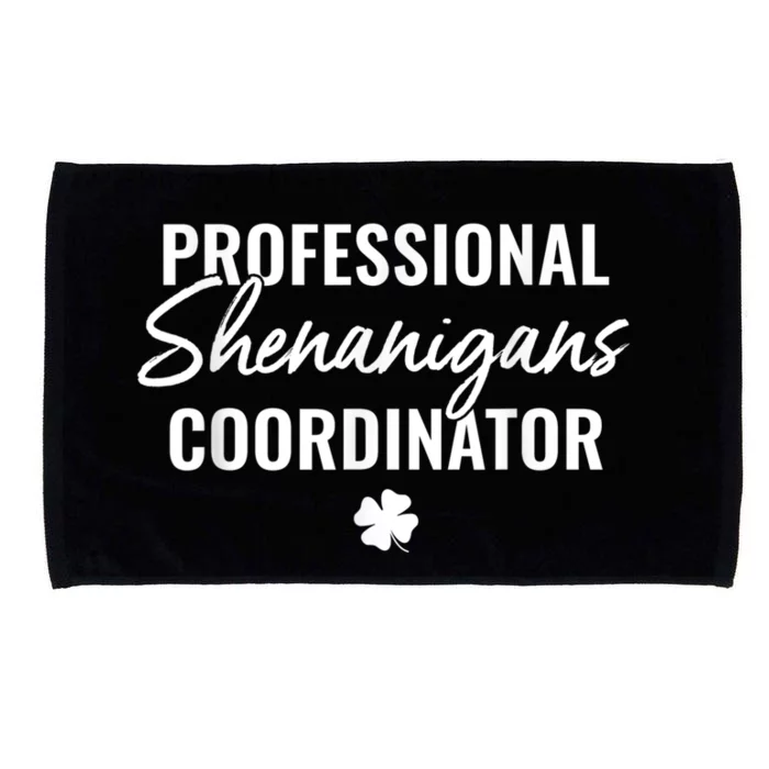 Shenanigans Coordinator Shirt Teacher St. Patricks Day Microfiber Hand Towel