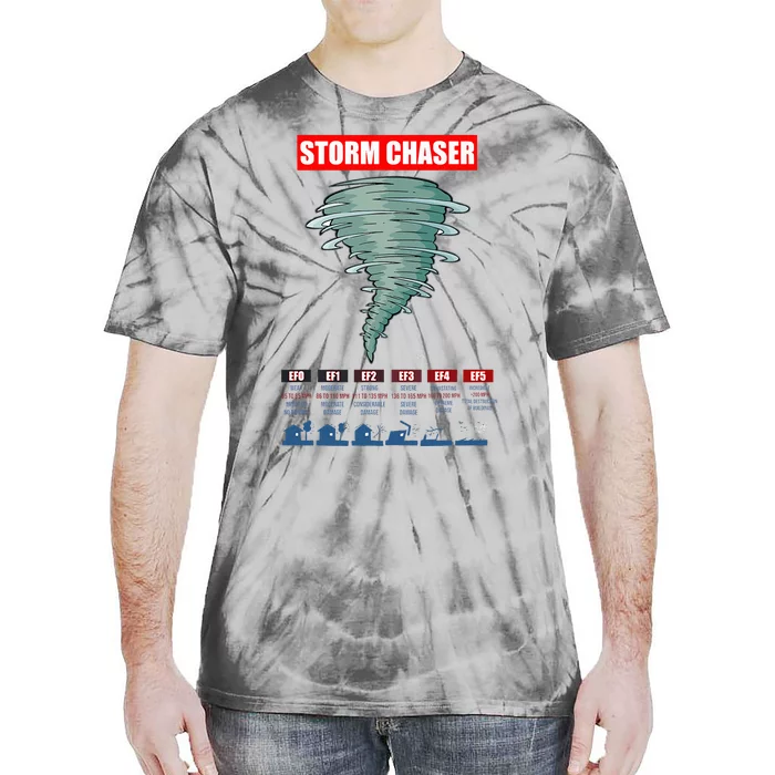 Storm Chaser Stormchaser Tornado Classes Storm Chaser Tie-Dye T-Shirt