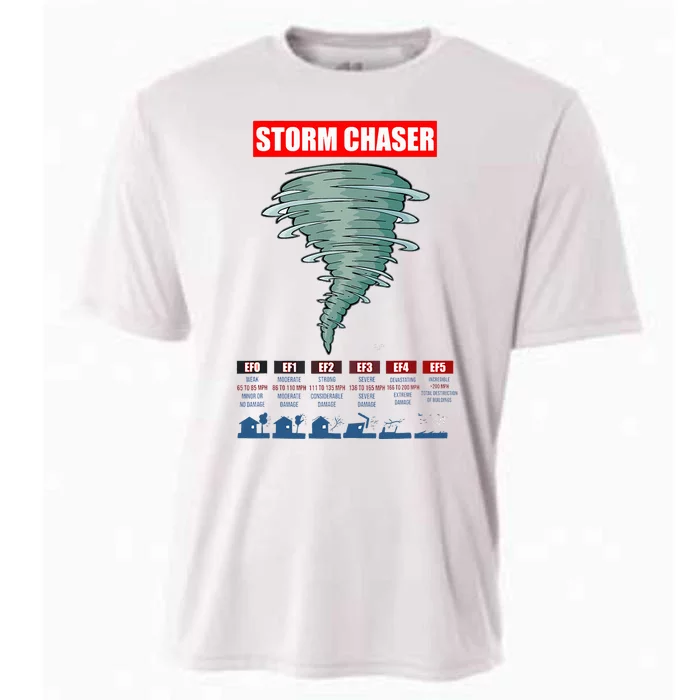 Storm Chaser Stormchaser Tornado Classes Storm Chaser Cooling Performance Crew T-Shirt