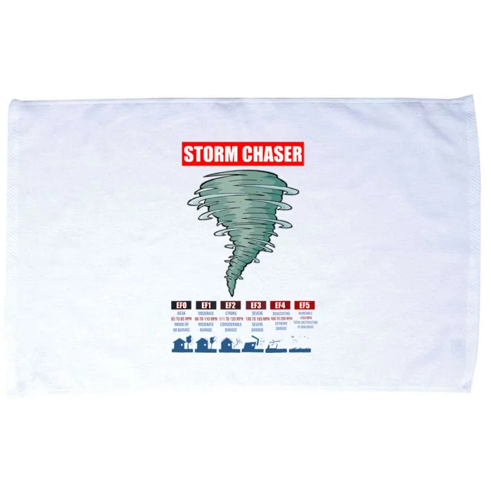 Storm Chaser Stormchaser Tornado Classes Storm Chaser Microfiber Hand Towel