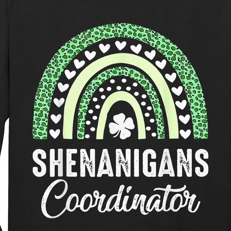 Shenanigans Coordinator St Patricks Day Outfit Tall Long Sleeve T-Shirt