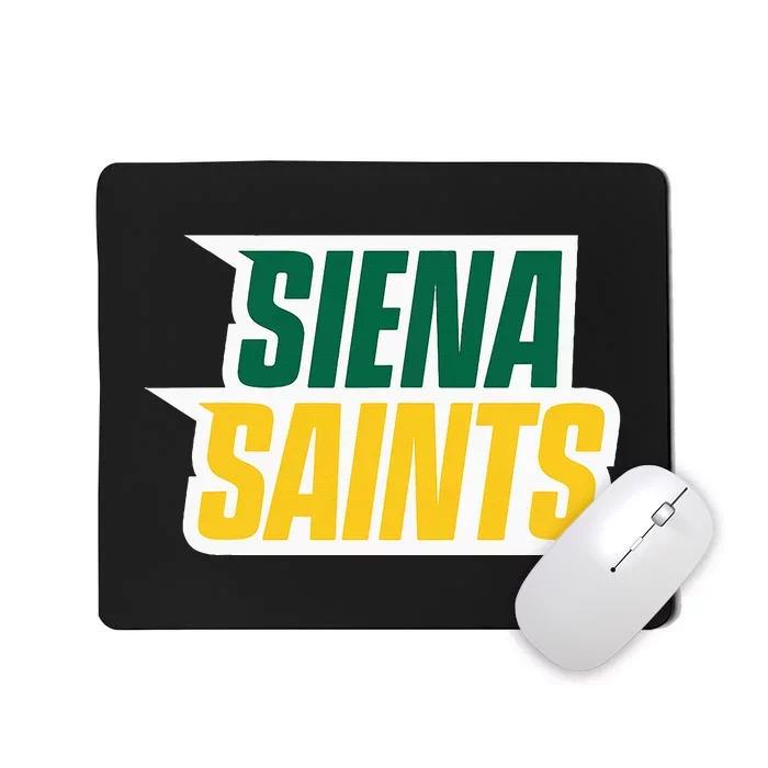 Siena College Saints New Stacked Type Mousepad