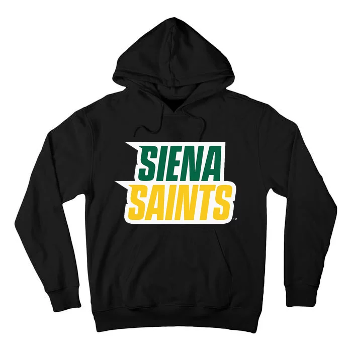 Siena College Saints New Stacked Type Tall Hoodie