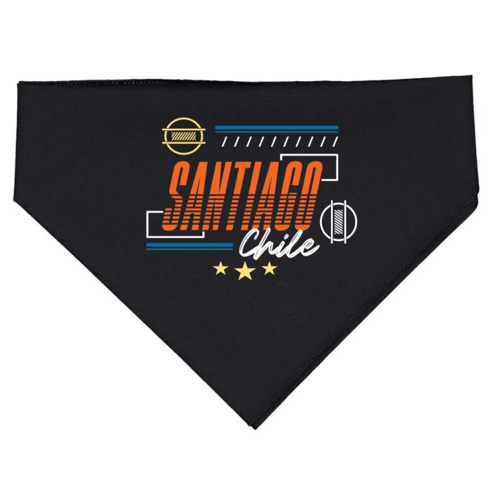 Santiago Chile USA-Made Doggie Bandana