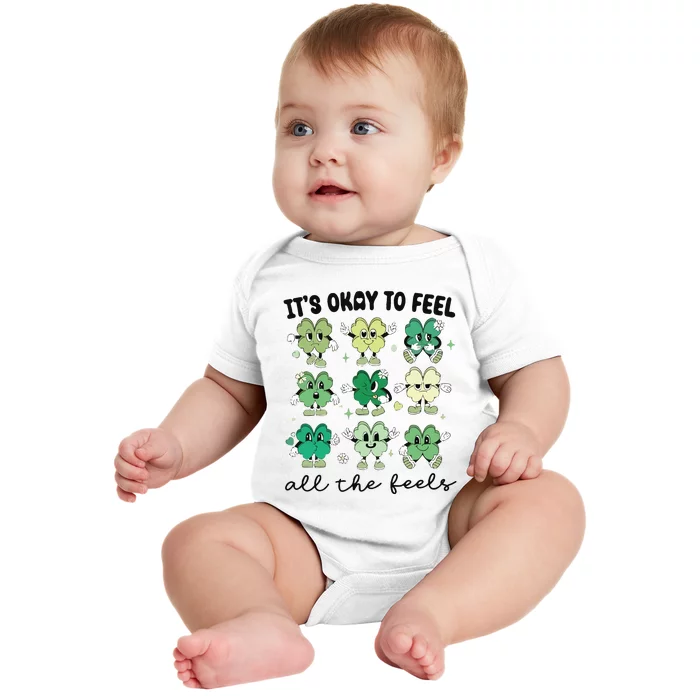 School Counselor St Patrick Day Baby Bodysuit