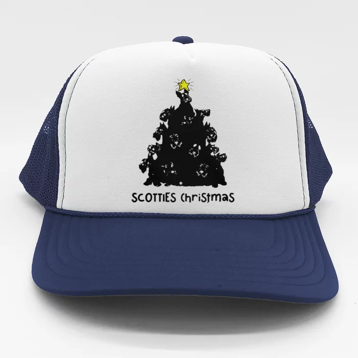 Scotties Christmas Trucker Hat