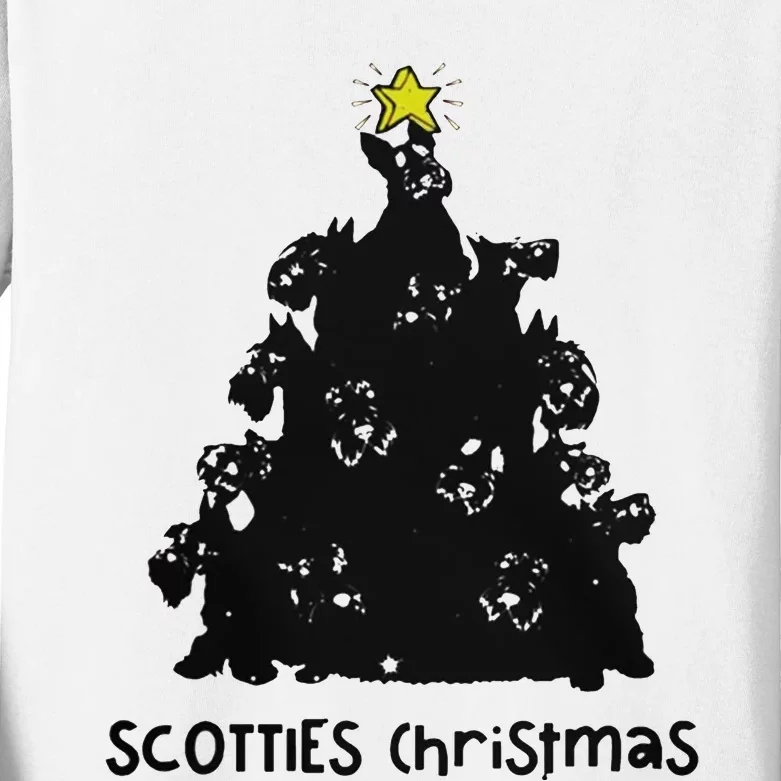 Scotties Christmas Kids Long Sleeve Shirt