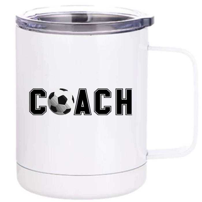 Soccer Coach Front & Back 12oz Stainless Steel Tumbler Cup