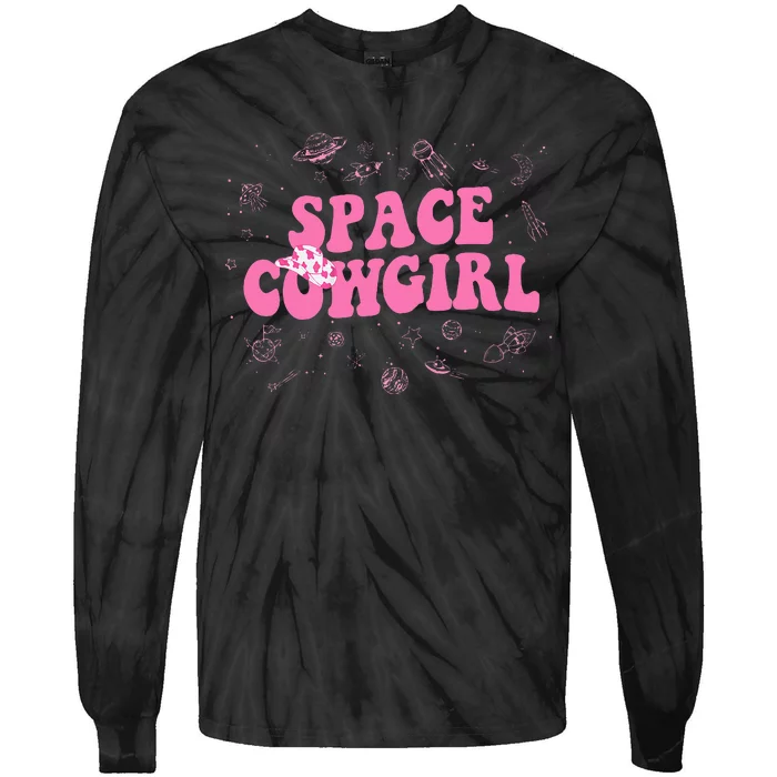 Space Cowgirl Tie-Dye Long Sleeve Shirt