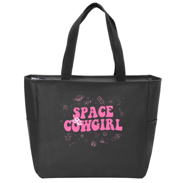 Space Cowgirl Zip Tote Bag