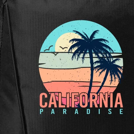 Surfing California Summer Paradise Palm Beach Gift City Backpack