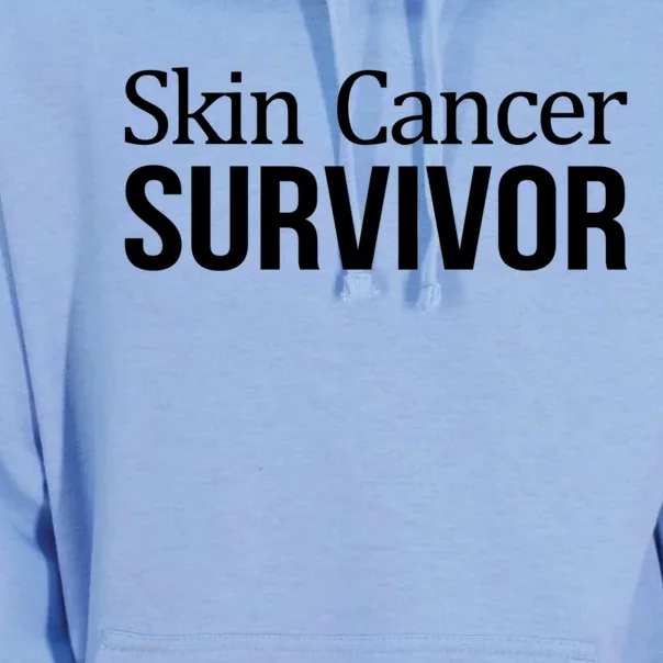 Skin Cancer Survivor Funny Gift Unisex Surf Hoodie