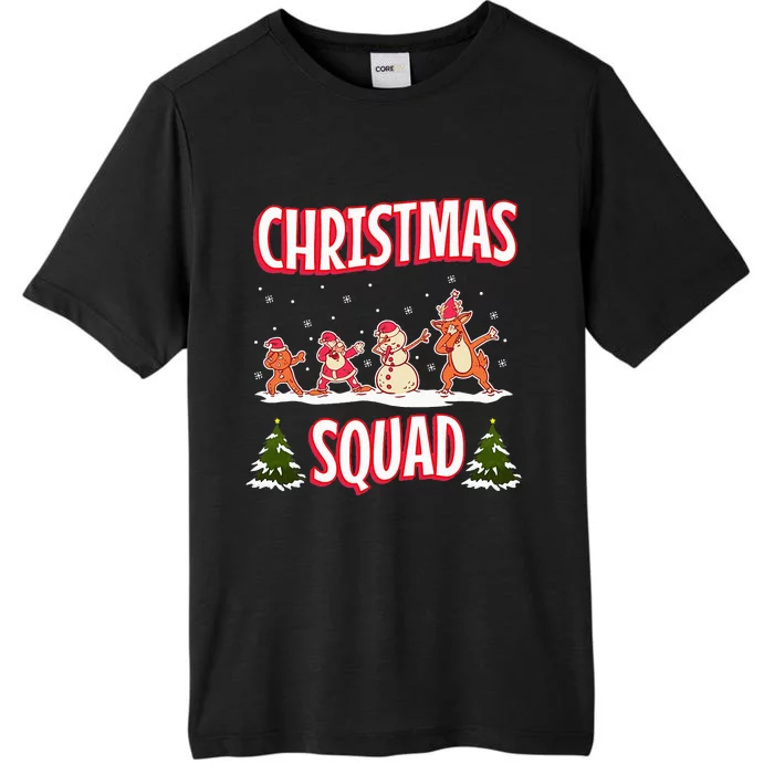 Snow Christmas Squad Santa Claus Gingerbread Frosty Snowman ChromaSoft Performance T-Shirt