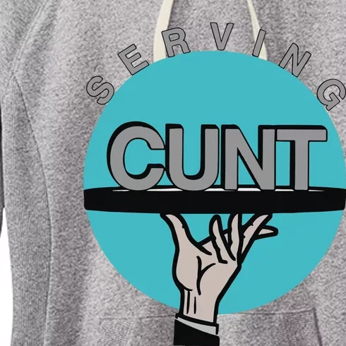 Serving Cunt Women's Fleece Hoodie