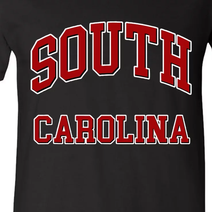 South Carolina Sc Throwback Design Print Classic V-Neck T-Shirt