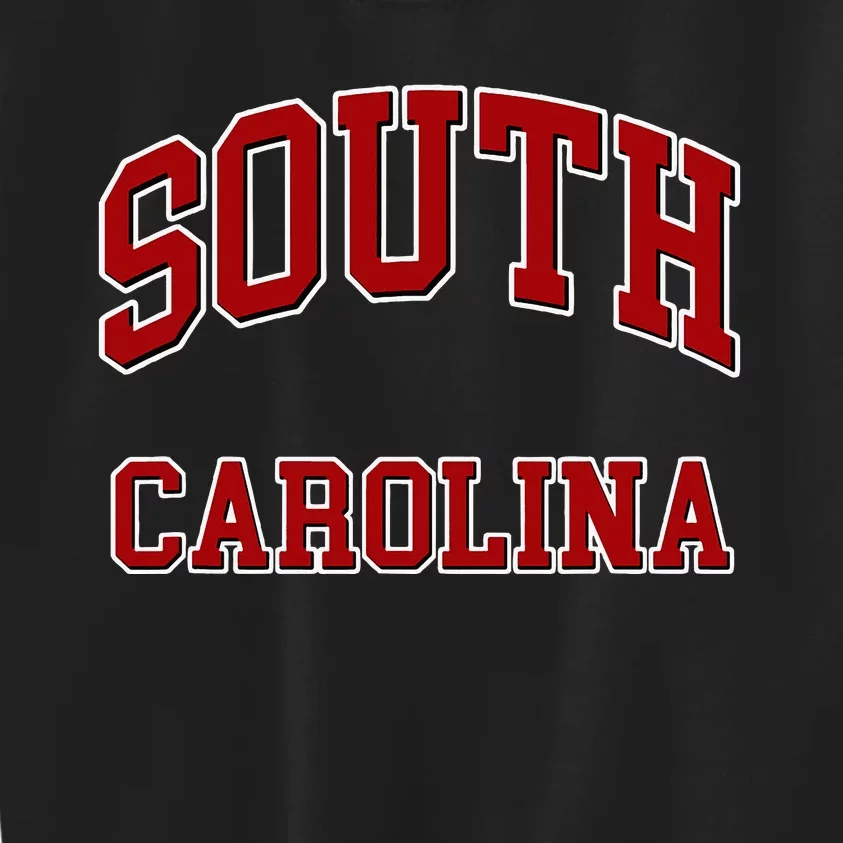 South Carolina Sc Throwback Design Print Classic Kids Sweatshirt