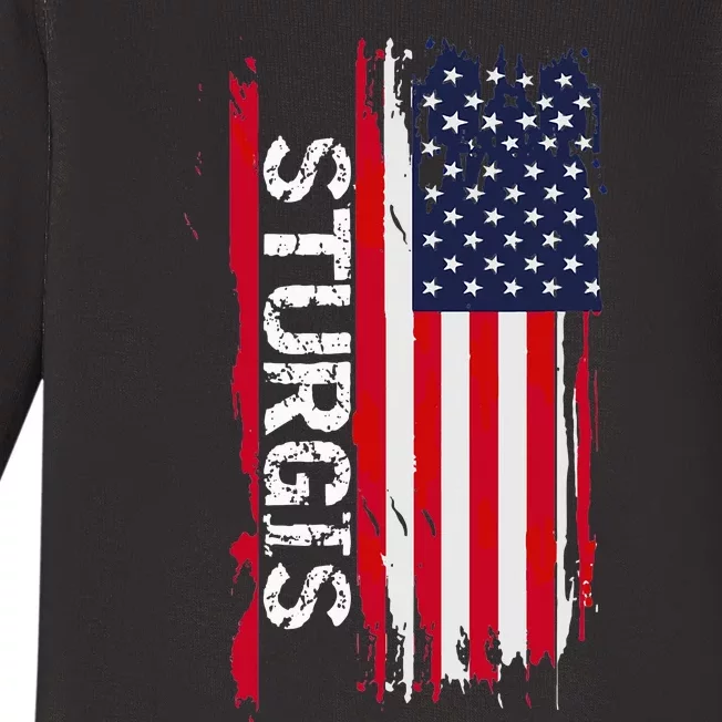 Sturgis City Baby Long Sleeve Bodysuit