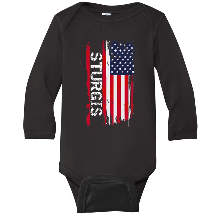 Sturgis City Baby Long Sleeve Bodysuit