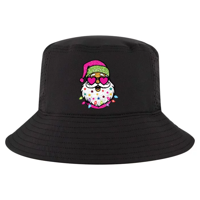 Santa Christams Santa With Sunglasses Cool Comfort Performance Bucket Hat