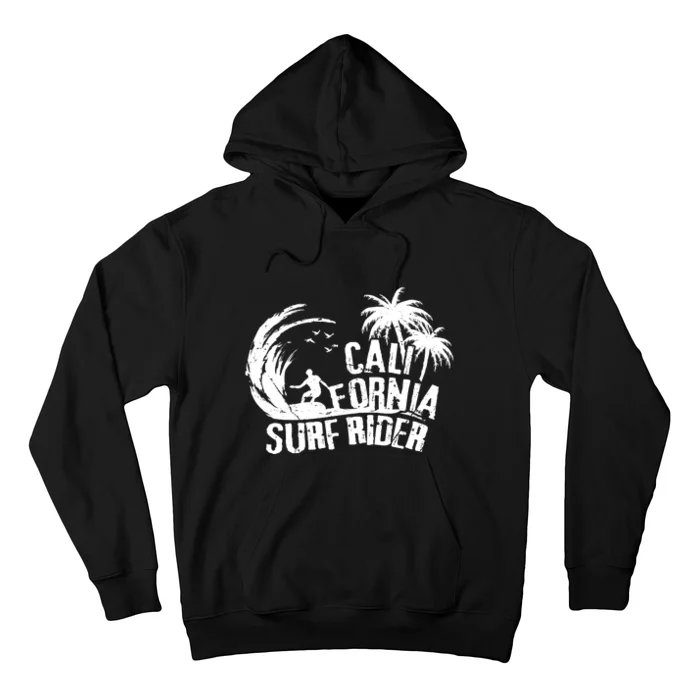 Surfing California Surf Rider Vintage Summer Gift Hoodie