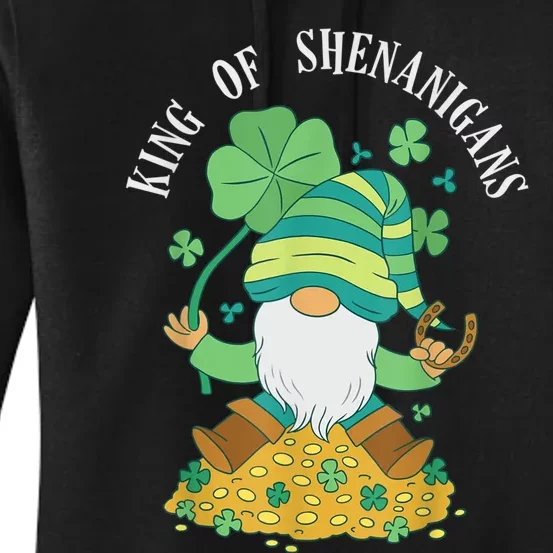 Shenanigans Coordinator St Patrick's Day Gnomes Green Women's Pullover Hoodie