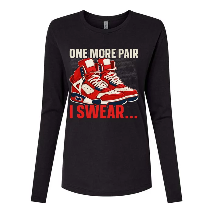 Shoe Collector Sneakerhead Shoe Lover I Love Sneakers Womens Cotton Relaxed Long Sleeve T-Shirt