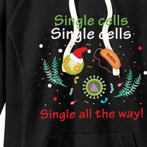 Single Cells Single Cells Science Biology Christmas Gift Women's Fleece Hoodie